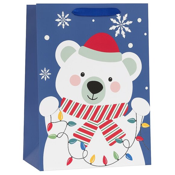 Christmas Gift Bags Set of 6 Assorted Holiday Designs and Sizes – Festive Variet - Picture 2 of 5